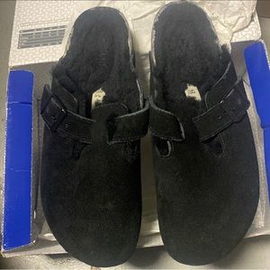 Birkenstock Boston Fur